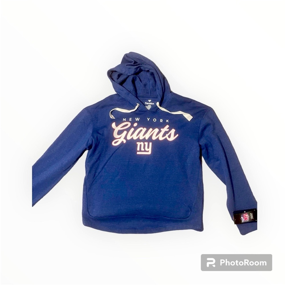 Brand New with tag New York (NY) Giants Fanatics Women’s hoody w/ drawstring.